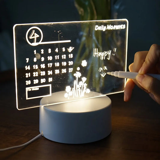 Creative LED Note