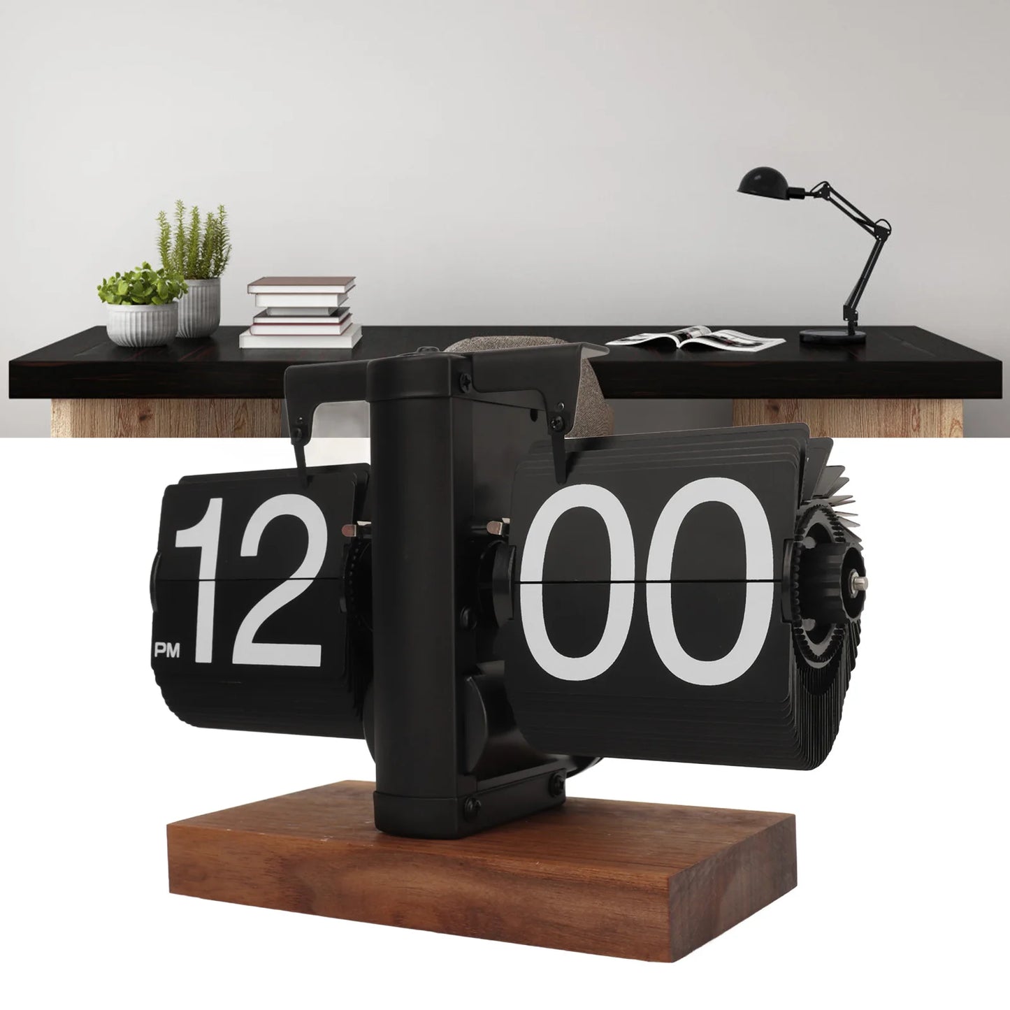 Digital Flip Down Clock Retro Automatic